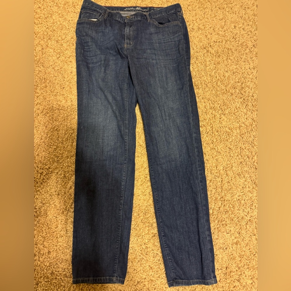 Eddie Bauer Boyfriend Slim Jeans size 12 Tall - Picture 13 of 13